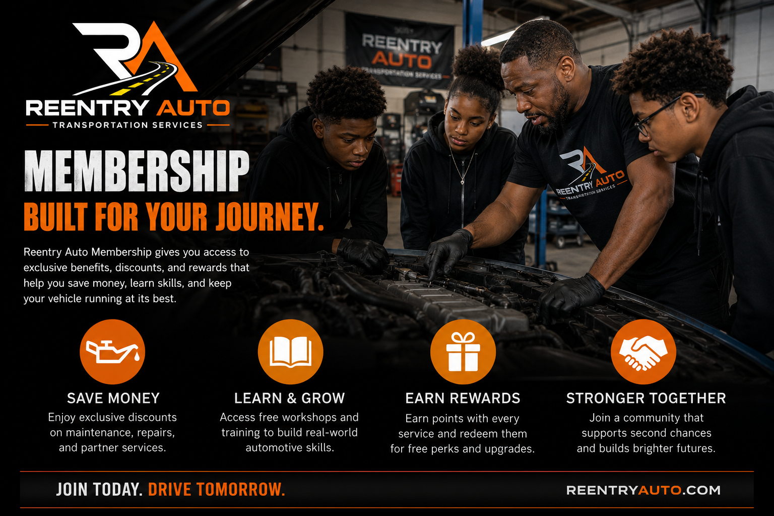 Reentry Auto Monthly Membership