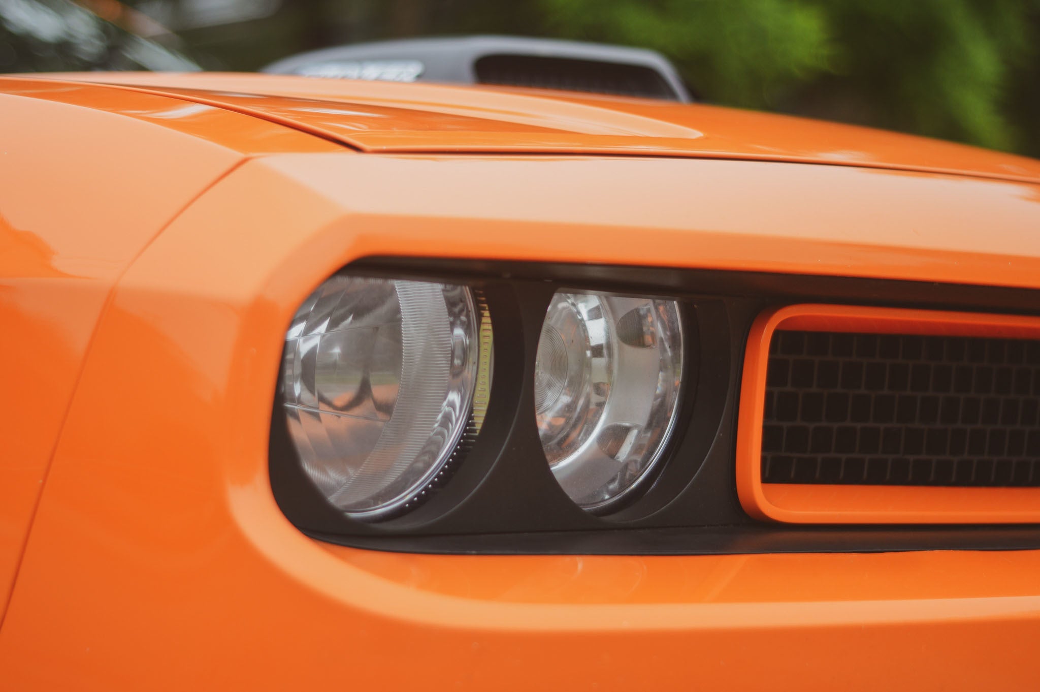 Orange car